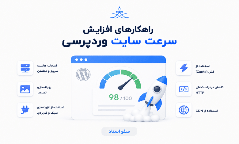 راهکارهای افرایش سرعت سایت